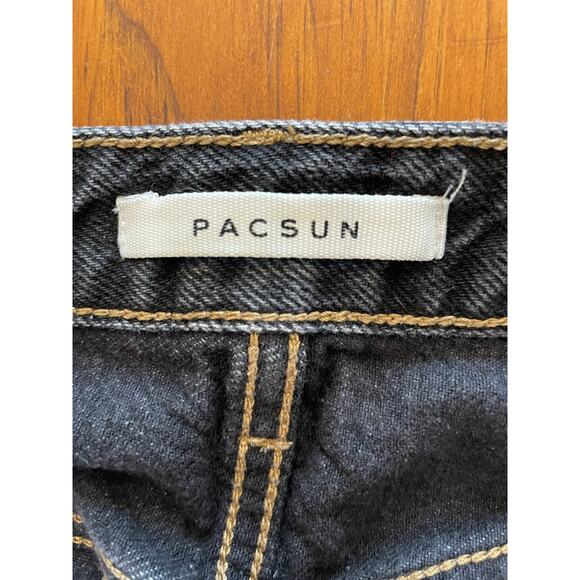 Pacsun Womens Jeans Size 24 All Cotton 90's Boyfriend Two Toned Denim Straight - Picture 4 of 10